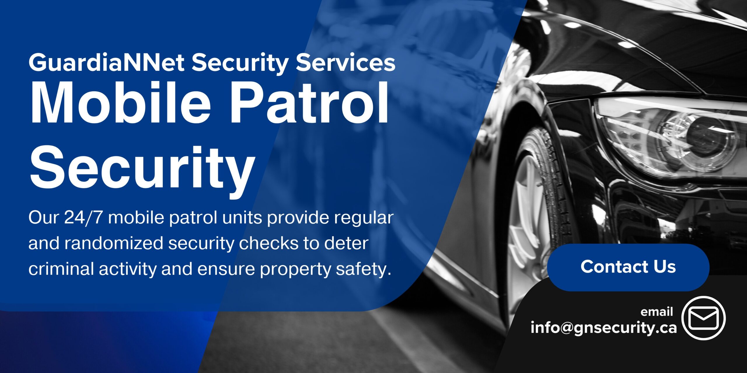 Blue and Black Modern Locksmith and Security System Banner Landscape (2)